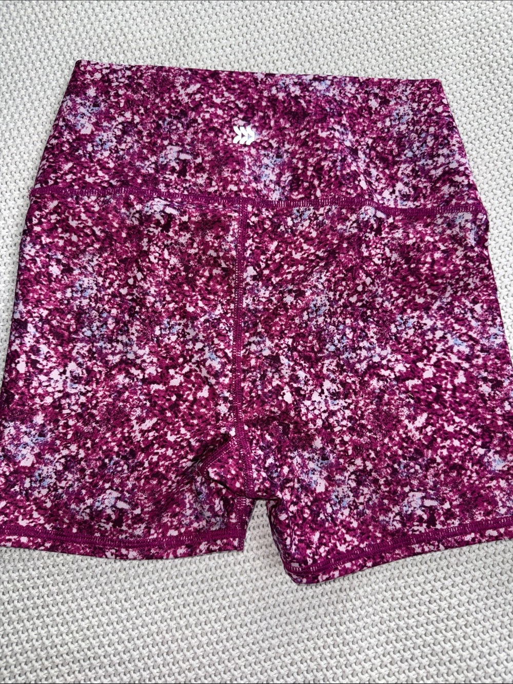 all in motion Pink‎ Magenta Speckle Active Bike Shorts